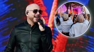 Pitbull sets Guinness World Record for ‘most bald caps’ by more than 22,000 fans at London concert |