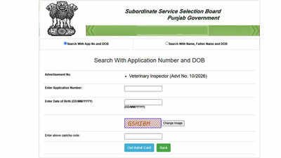 Punjab PSSSB Veterinary Inspector Admit Card 2026 out at sssb.punjab.gov.in; download hall ticket here for July 19 written exam
