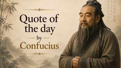 Quote of the day by Chinese philosopher Confucius: “Attack the evil that is within yourself, rather than attacking…” | World News