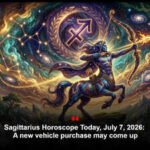 Sagittarius Horoscope Today, July 7, 2026: A new vehicle purchase may come up