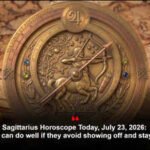 Sagittarius Horoscope Today, July 23, 2026: Students can do well if they avoid showing off and stay focused