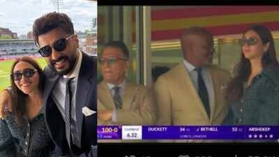 Sahiba Bali mistaken for Anushka Sharma as she gets spotted at Lord’s, subtly takes a jibe at dating reports with Arjun Kapoor – PICS inside | Hindi Movie News