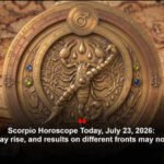 Scorpio Horoscope Today, July 23, 2026: Expenses may rise, and results on different fronts may not satisfy you