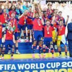 Awkward scenes! Donald Trump remains on podium during Spain’s FIFA World Cup trophy celebrations; Gianni Infantino steps in – WATCH | Football News