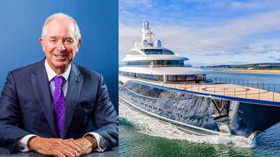 He manages a .4 trillion empire and wears a 0 Swiss watch. Now Stephen Schwarzman has a 0 million superyacht with a glass-bottom pool, helipad and fold-down balconies