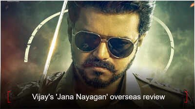 Thalapathy Vijay’s ‘Jana Nayagan’ overseas review; early audience says, ‘The film is loaded with suspense, action and entertainment’ | Tamil Movie News