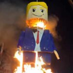 Lego Trump funeral: Iranians target US president at Khamenei’s burial