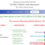 TS PGECET 2026 seat allotment result out at pgecetadm.tgche.ac.in; direct link to download here