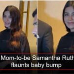 VIDEO: Mom-to-be Samantha Ruth Prabhu flaunts baby bump in black outfit, fans praise her glow | Telugu Movie News
