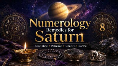 Numerology Remedies for Saturn: Born on 8, 17, or 26? Do these simple Shani Upay to overcome financial delays and unlock long-term career success