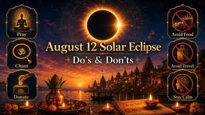 August 12 Solar Eclipse Do’s & Don’ts: Essential Spiritual Rules, Food Precautions & Mantra Chanting Tips for Luck And Protection