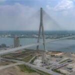 North America’s longest cable-stayed bridge is now open with a massive 853-metre crossing linking US and Canada