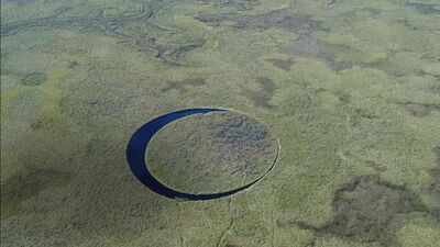 Argentina’s mysterious floating island named ‘EL Ojo’ that appears to rotate on its own in perfect circular motion  | World News