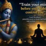 Quote Of The Day By Bhagavad Gita: “Train your mind before your habits control you”- Lord Krishna’s powerful secret to break bad habits and reclaim inner peace