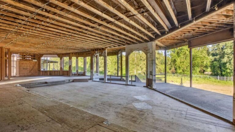 Unfinished for nearly 30 years, Hollywood Video’s founder's Oregon mansion is up for $4.7 million