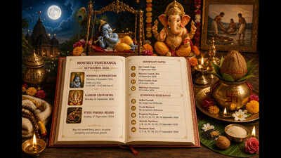 Monthly Panchanga for September 2026: Janmashtami, Ganesh Chaturthi, Pitru Paksha, Major Transits, Auspicious Muhuratas complete guide
