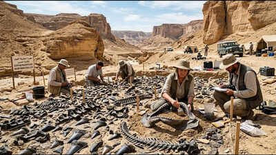 14 fossilised teeth found in Egypt’s ancient shark graveyard reveal five extinct species from the age of dinosaurs | World News