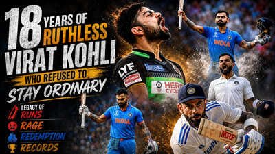 18 years of ruthless Virat Kohli: The man who refused to stay ordinary | Cricket News