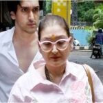 Amid divorce buzz, Sunita Ahuja visits family court with son Yashvardhan, gives cryptic reply to paps — Watch | Hindi Movie News