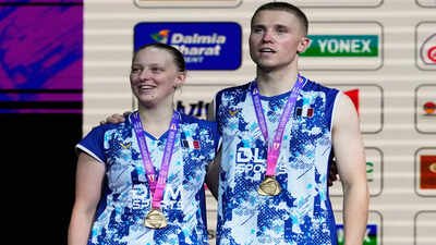Gicquel and Delphine Delrue script history on Indian soil, become France’s first-ever BWF World Champions | Badminton News