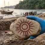 4,000-year-old painted stone in Indonesia reveals symbolic art carried by ancient Austronesian maritime voyagers | World News