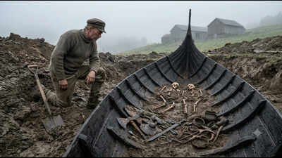 A Norwegian farmer went to inspect an old mound in 1903 and uncovered a Viking ship buried with two women and hundreds of ancient objects | World News