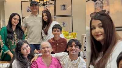 Aishwarya Rai Bachchan, Aaradhya celebrate Raksha Bandhan; fans love this rare glimpse of the actress with family after her sister-in-law Shrima Rai shares PIC |