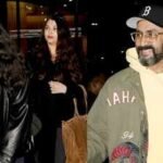 Abhishek Bachchan, Aishwarya Rai Bachchan return from holiday, Aaradhya Bachchan’s ‘namaste’ to the paps wins the internet as she twins in black with her mother – WATCH VIDEO | Hindi Movie News