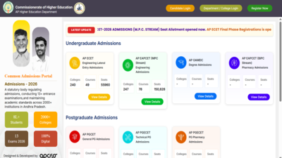 AP EAMCET 2026 phase 1 seat allotment result released; report to colleges by August 15