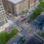 Between six lanes of Manhattan traffic, Broadway’s medians are being replanted with native species to create a five-mile corridor for birds and bees