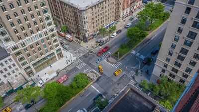 Between six lanes of Manhattan traffic, Broadway’s medians are being replanted with native species to create a five-mile corridor for birds and bees