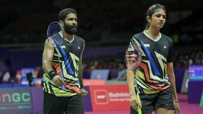 After 1,800 km dash, reserves Ashith Surya-Amrutha Pramuthesh endure golden point heartbreak | Badminton News