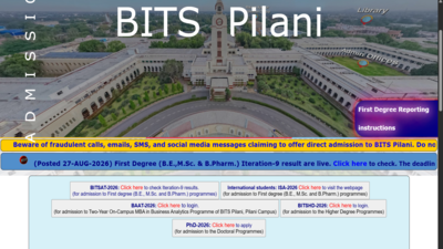BITSAT 2026 Iteration 9 result out; check direct link to download and key details