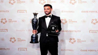 Bruno Fernandes wins it ALL: Man Utd captain crowned PFA Player of the Year to seal stunning awards hat-trick | Football News