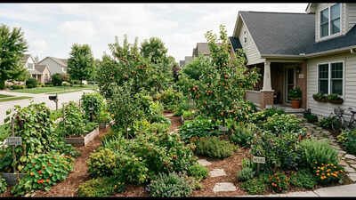 California man’s front-yard food forest was approved by his HOA; a new board later fined him 0 for the same garden