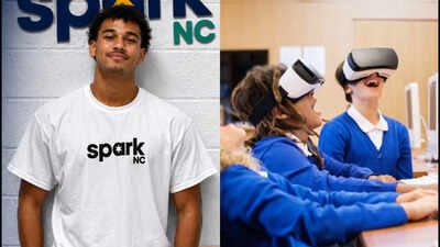 Meet Lennox French, the North Carolina student who designed a virtual-reality classroom idea; the state approved it and he will now become the first student to build a unit for SparkNC’s statewide platform