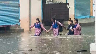 Gurgaon schools shift online, offices adopt WFH today amid heavy rainfall, waterlogging and traffic disruption