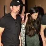 Hrithik Roshan, Saba Azad spotted hand-in-hand after a movie date, amid break-up rumours after a screenshot claimed the ‘Krrish’ actor to be on a dating app