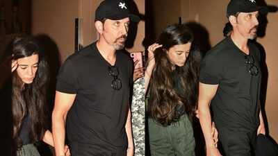 Hrithik Roshan, Saba Azad spotted hand-in-hand after a movie date, amid break-up rumours after a screenshot claimed the ‘Krrish’ actor to be on a dating app