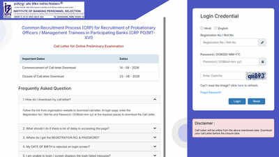 Download call letter and check preliminary exam instructions