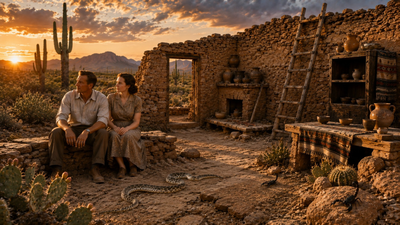 In 1934, an Arizona couple began married life in a roofless pueblo with snakes and scorpions. 11 years later, their story took an unexpected turn﻿ | World News