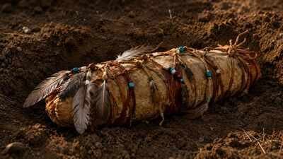 In 1942, Crazy Horse’s sacred medicine bundle was buried underground in Nebraska; decades later, the family returned to find its landmark gone | World News