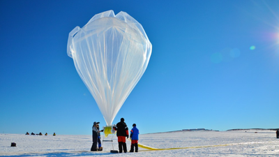 In 2013, Nasa sent 20 giant balloons drifting over Antarctica to track particles falling from space and uncover what happened when they reached Earth﻿ |