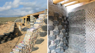 In the 1970s, one New Mexico architect began building homes from discarded tyres and cans; his Earthship idea is now being adapted for extreme weather | World News
