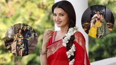 Bhagyashree Home: Inside Bhagyashree’s palatial Mumbai home: From dramatic black entrance, private temple, all white kitchen naturally formed Ganesha on tree that made her buy it | Hindi Movie News