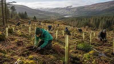Ireland’s ancient rainforest vanished after thousands of years of human activity. Now nearly 30,000 trees are being planted to bring it back