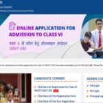 JNVST Class 6th registration deadline 2026 extended: Direct link to apply here