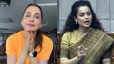 Kangana Ranaut says she protested against a teacher who hit children, as she backs Isha Koppikar’s views on being ‘andbhakt’ for the nation, not towards any political party | Hindi Movie News