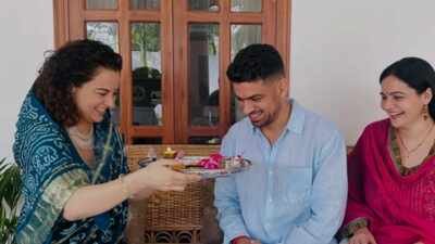 Kangana Ranaut wishes brother Aksht Ranaut on Raksha Bandhan; calls him her ‘biggest strength’; recalls how he became her ‘hero’ |