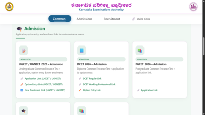 KCET 2026 round 2 choice confirmation begins; check steps, fee payment deadline